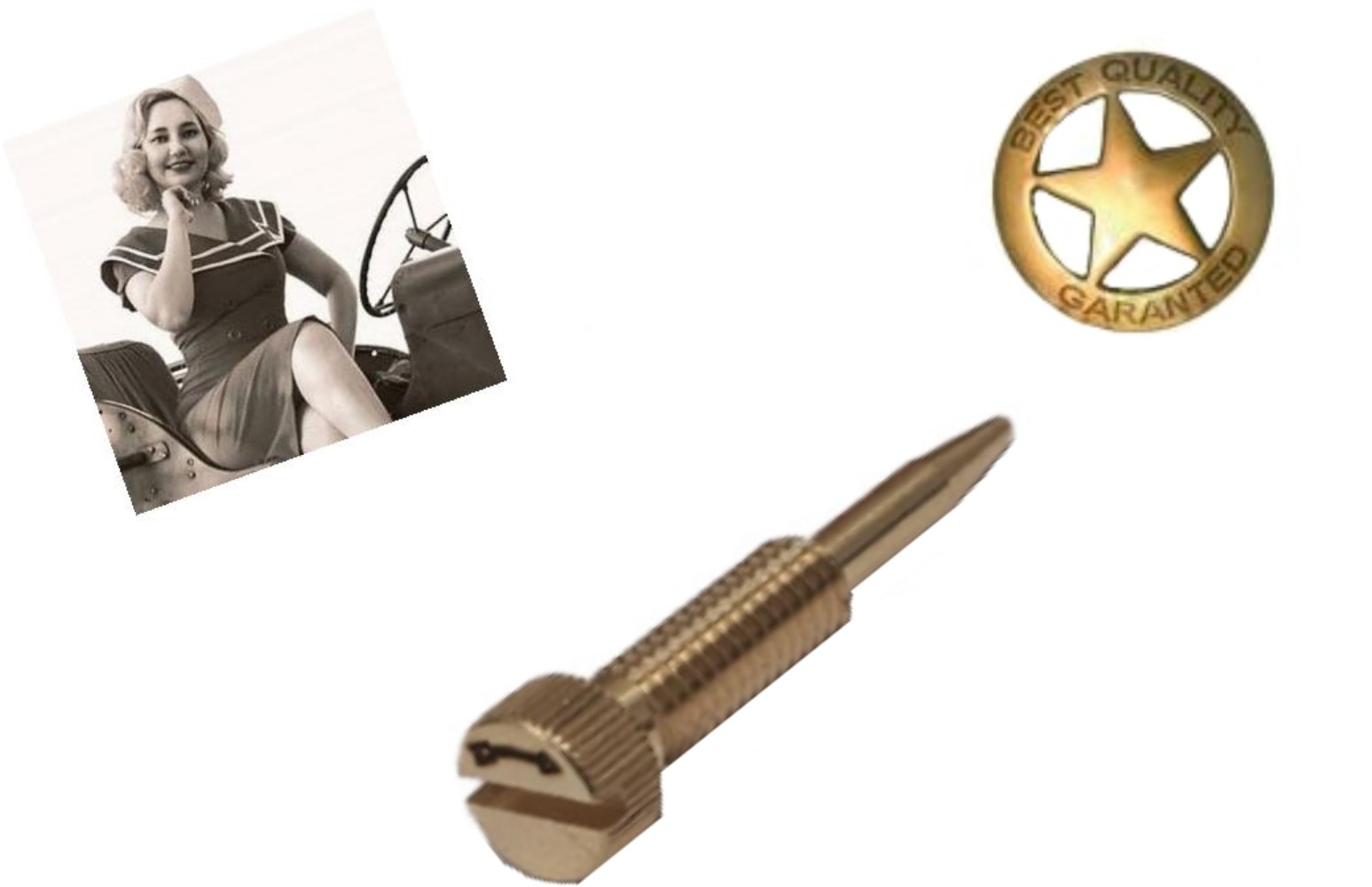 ŠROUB SEŘÍZENÍ VOLNOBĚHU KARBURÁTOR CARTER