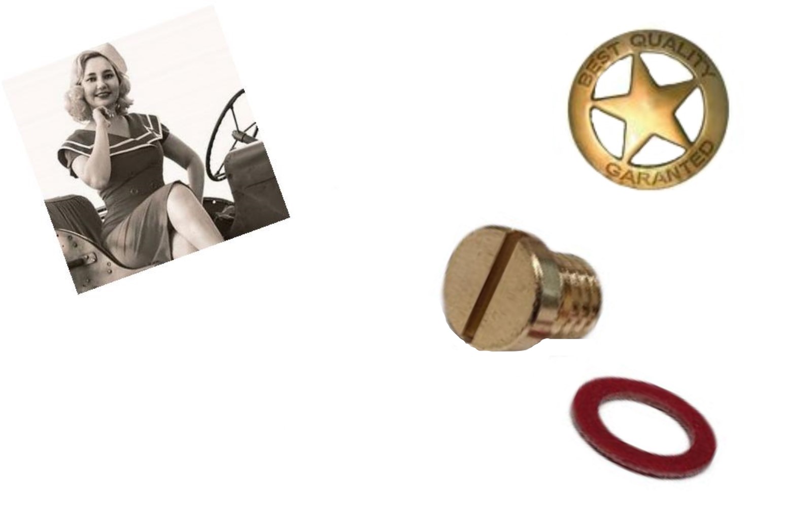 ŠROUB PRŮCHODNÍ TRYSKY SÍTA KARBURÁTORU CARTER
