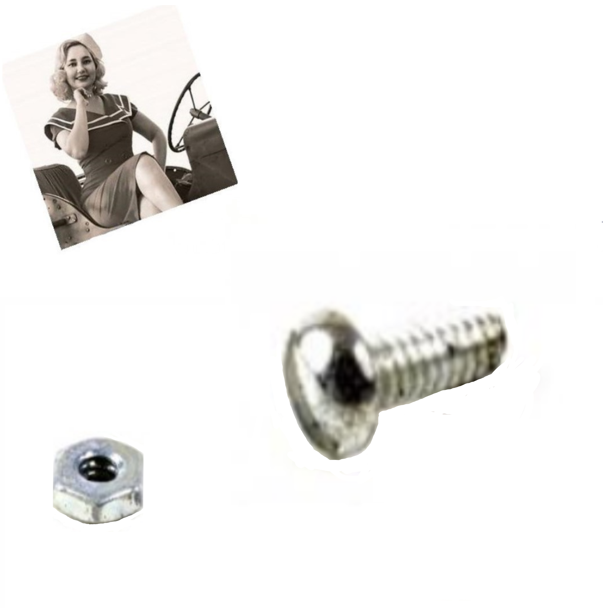 ŠTĚRBINOVÁ KULATÁ HLAVA US ŠROUB Č. 10