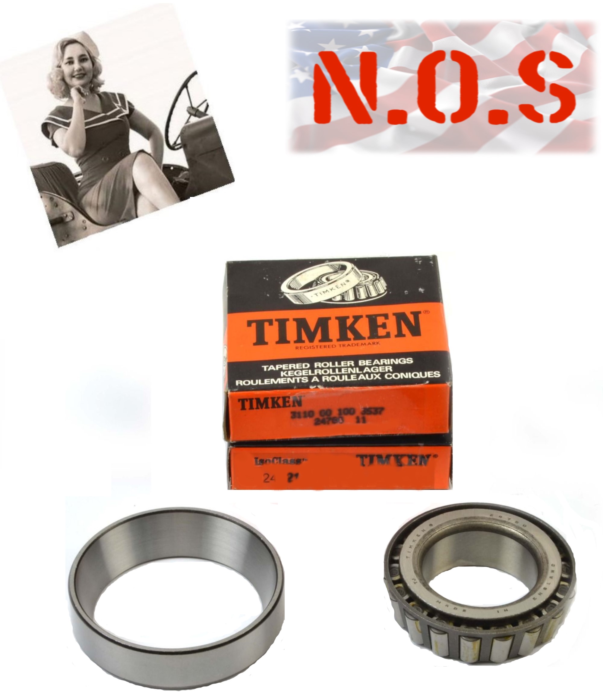 LOŽISKO KOŠE DIFERENCIÁLU 24780-24721 - TIMKEN