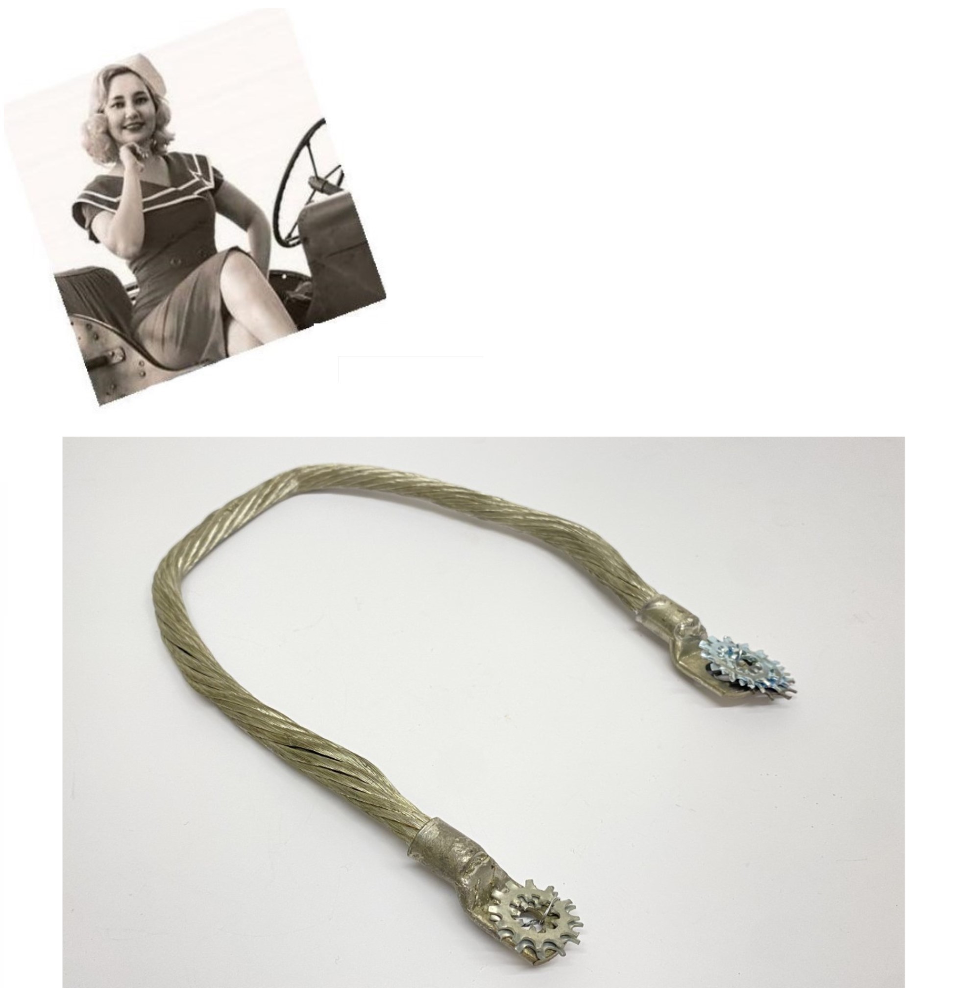 KOSTŘÍCÍ KABEL BATERIE - RÁM