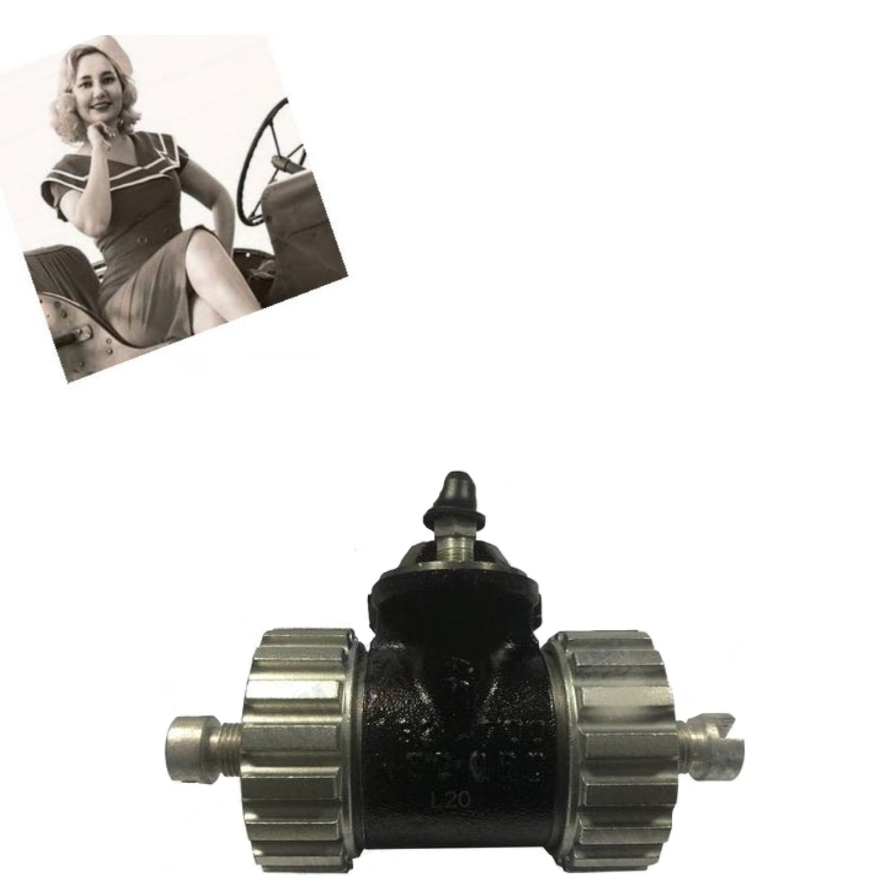 BRZDOVÝ VÁLEC ZADNÍHO KOLA