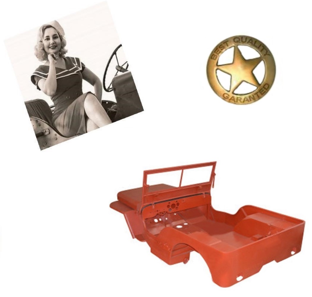 KAROSERIE KIT JEEP MB STD42 NET