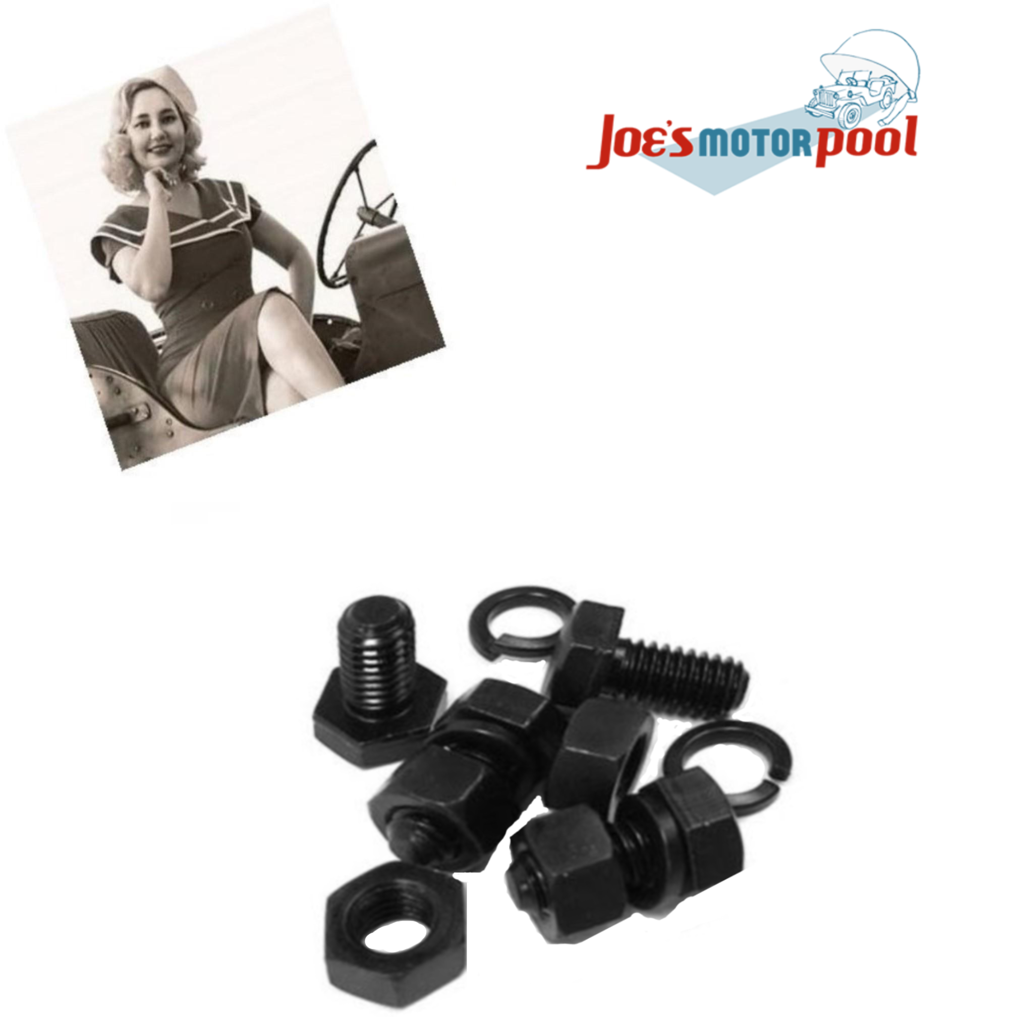 SADA ŠROUBŮ DRŽÁKU ČELNÍHO OKNA (4)